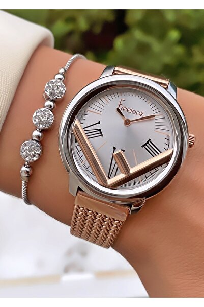 Daniel Klein Kadın Kol Saati – Rose Çelik Hasır Kordon, Rose Detaylı Orijinal...