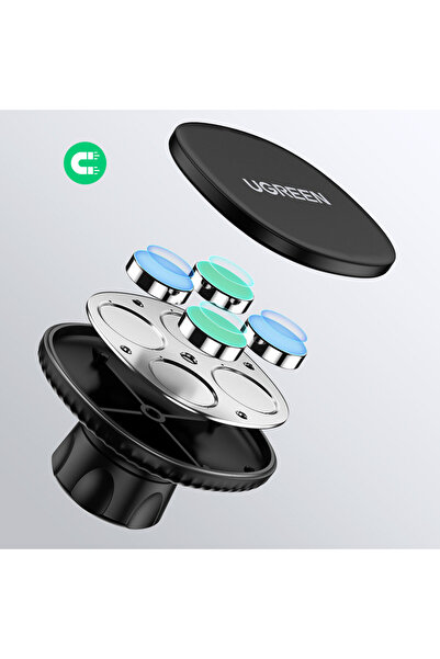 Ugreen Magnetyczny uchwyt samochodowy na telefon samoprzylepny do deski rozdzielczej czarny