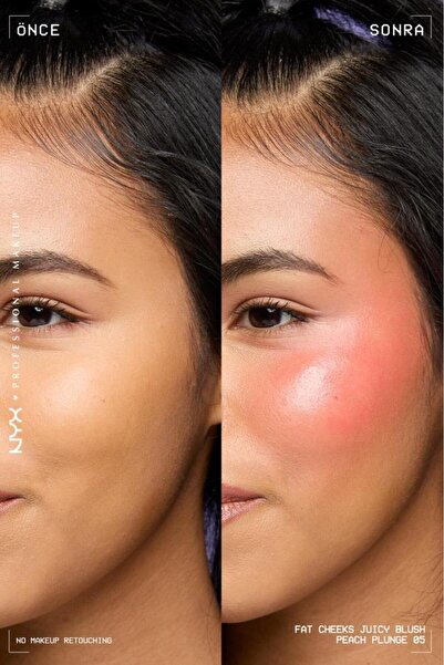 NYX Professional Makeup Fat Cheeks Islak Bitişli Likit Allık - 5 Peach Plunge