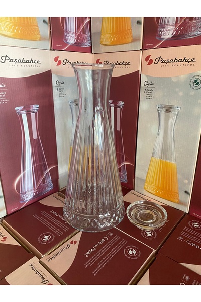 Paşabahçe Elysia Cam Kapaklı Karaf Sürahi 940 cc ORJin Kutuludur