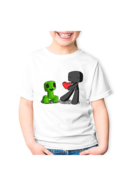 OEM Tricou copii Baby Creeper Enderman Minecraft