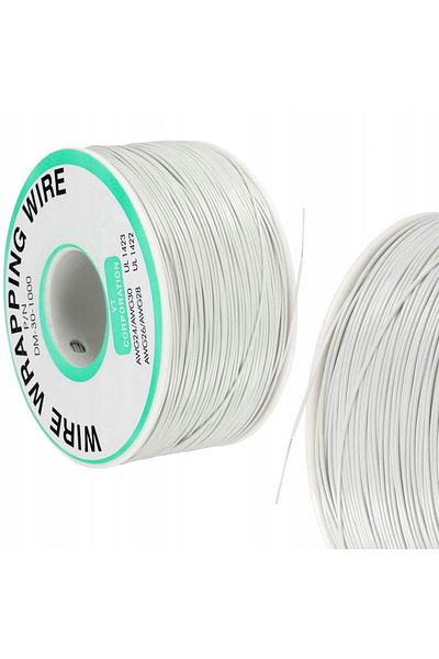 Rosfix Przewód typu kynar AWG 0.25mm biały 200m