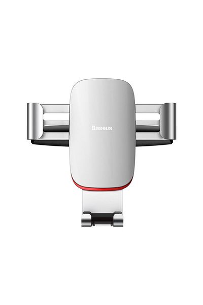 Baseus Suport CD auto metalic Gravity, argintiu