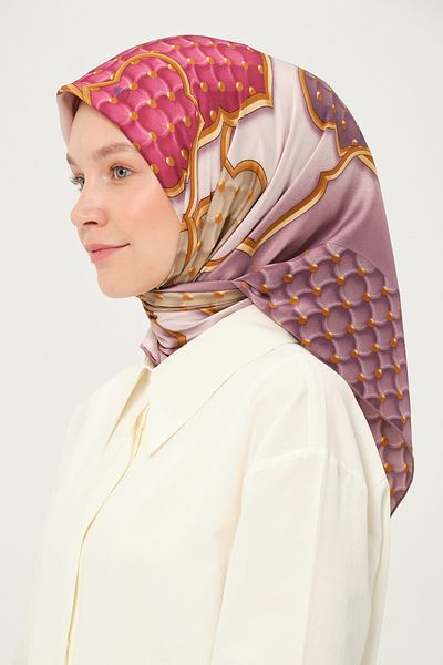Madame Polo Τυπωμένο μαντίλι Rayon Πολύχρωμο μοτίβο χωρίς τσαλακώματα