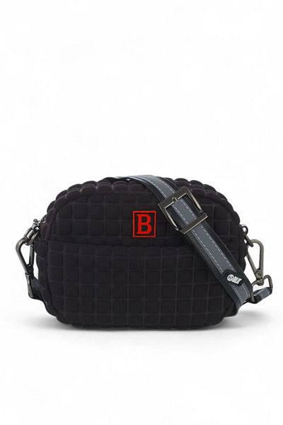 Bilik Deri Geantă de damă Scuba Black Crossbody Ball