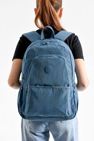 Çanta Sepetim Rucsac de școală și de călătorie din țesătură importată rezistentă la apă, cu compartiment pentru laptop