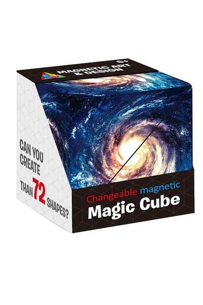 GEAKISO Interactive Magnetic Toy, Rubik Type Cube, 3D Geometry, Magic Cube, Puzzle for Kids and Adults