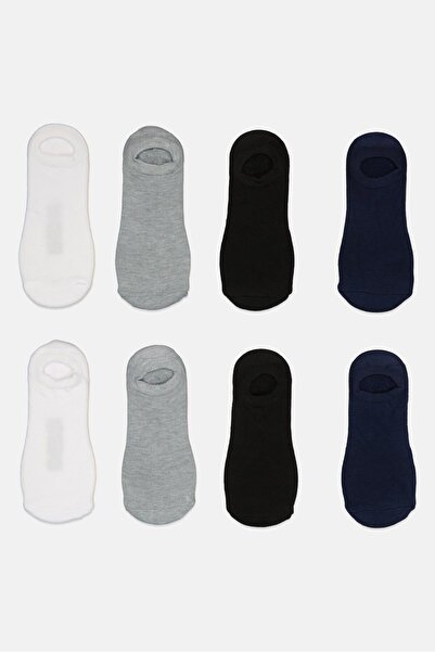 Ben Sherman Men 8 Pairs Brand Logo No Show Cut Socks, Multicolor