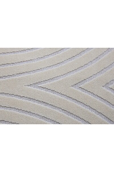 luna home Sibiu Faron thin cotton rug, Scandinavian design cream 160x230 cm