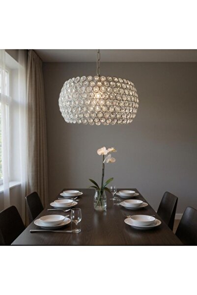 Ömür Avize sezar kristal taşlı avize