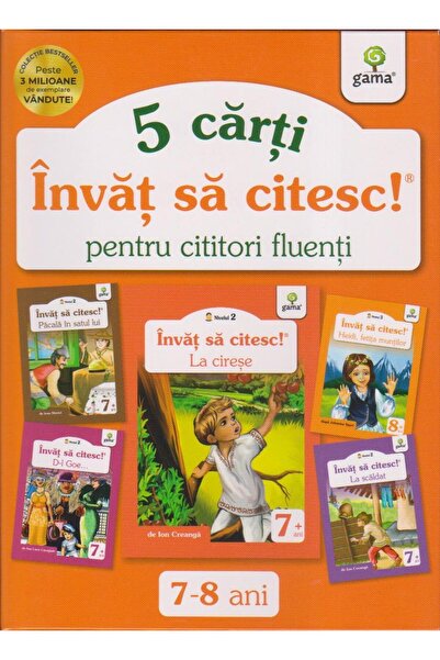 Editura Gama Pachet Invat sa citesc! pentru cititori fluenti 2