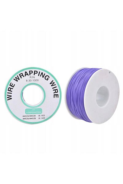 Rosfix Przewód typu kynar AWG 0.24mm fioletowy 200m