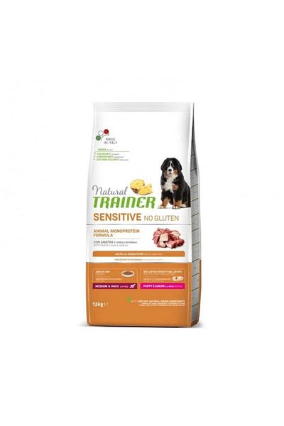 Natural Trainer Trainer Medium-Maxi Puppy Dry Food with Salmon 12kg