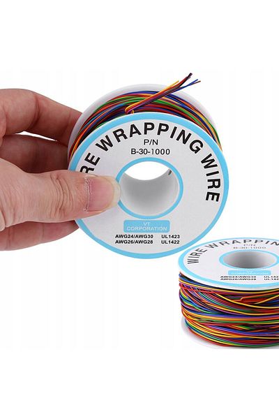 Rosfix Przewód typu kynar AWG 0.25mm wielokolorowy 200m