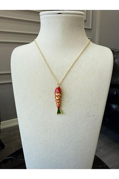 Store Mineli Steel Fish Luck Necklace