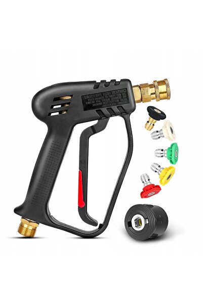Rosfix Pistol de spălat cu presiune de 5000 PSI cu filet de conectare de 22 mm și conector rapid de 1/4"