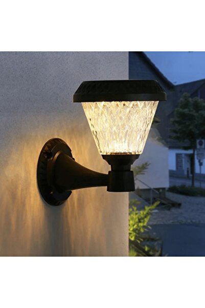 gaman 2 Adet Güneş Enerjili LED Duvar lambası - Kumandalı ve Şık Dış Mekan Ay...