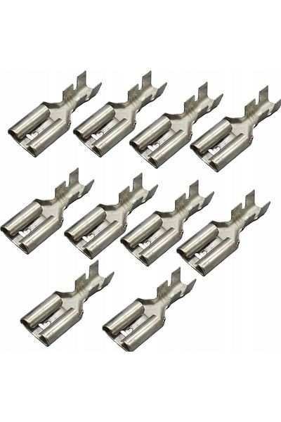 Rosfix Konektor żeński izolowany 6.3mm 10szt.