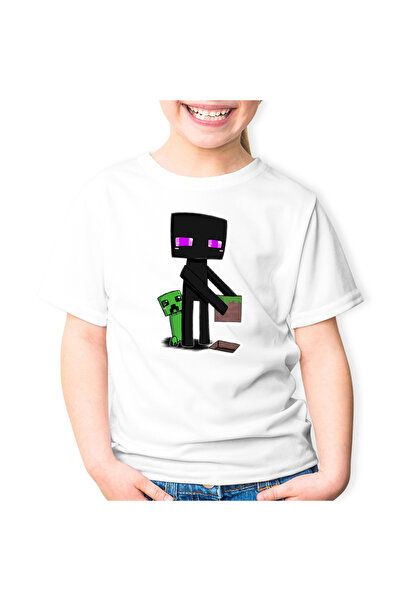 OEM Tricou copii Enderman Creeper Builder Minecraft