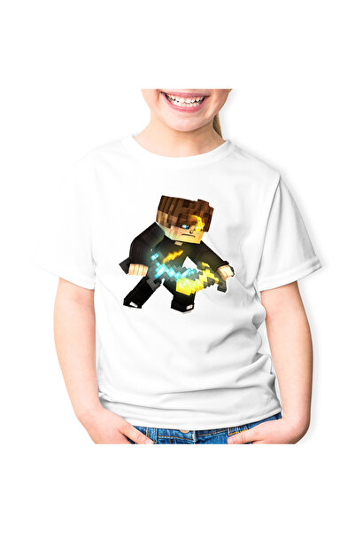 OEM Tricou copii Diamond Gold Sword Minecraft