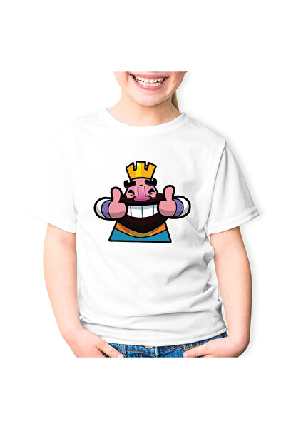 OEM Детска тениска Happy King Clash Royale Clans
