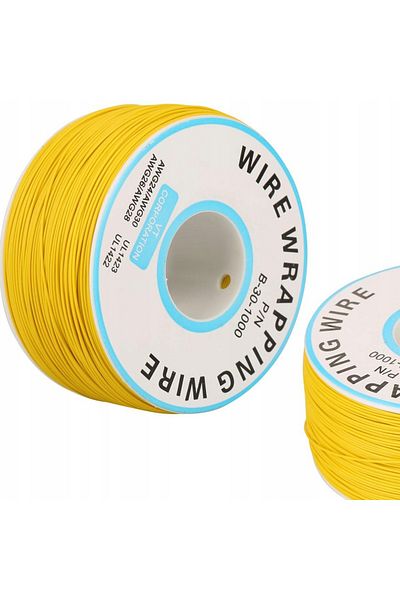 Rosfix Przewód typu kynar AWG 0.25mm żółty 200m