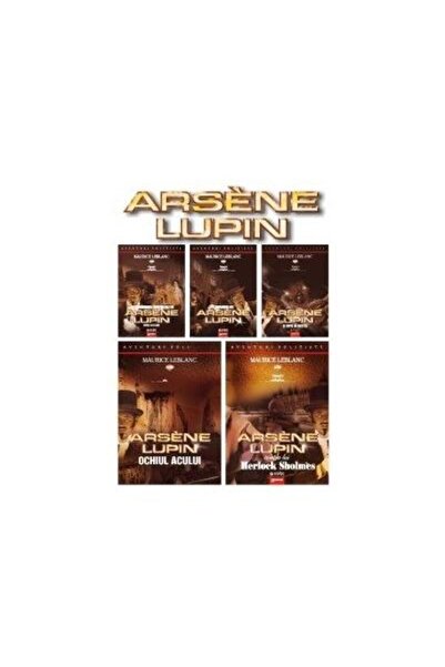 Editura Gramar Pachet 5 carti Arsene Lupin, Maurice Leblanc