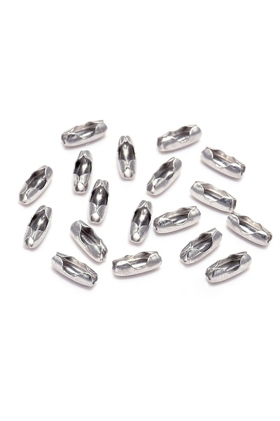 FlowerAksesuar 20 Adet - 4.5 mm Top Zincir Klipsi, Tırnak Makası Zinciri Klip...