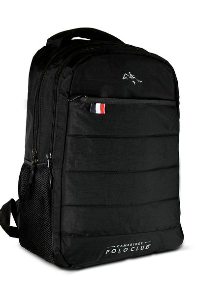 Cambridge Polo Club Minimalist Design Unisex Multi-Compartment Backpack