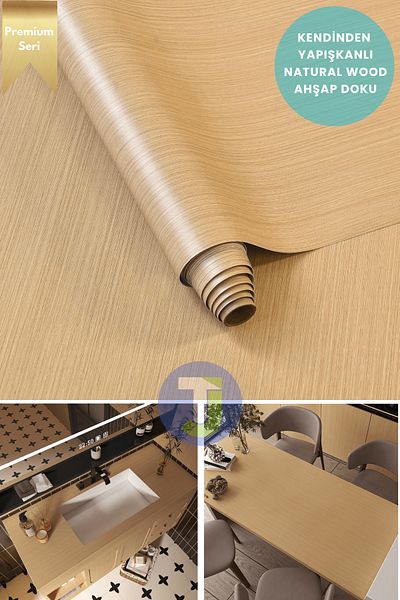 Technojet Premium Series Self Adhesive Wood Pattern Pvc Veneer – 60Cmx100Cm