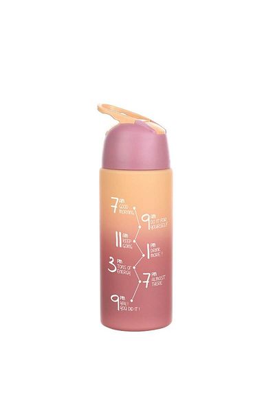 Cosiness Beautiful Life Colorful 500 ml Gray Pc Flask - Water Bottle