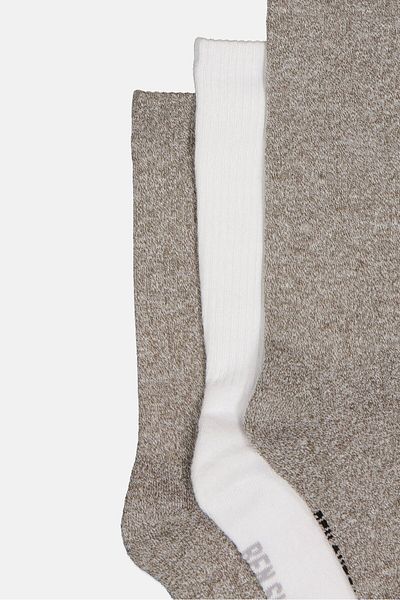 Ben Sherman Men 6 Pairs Brand Logo Crew Cut Socks, Multicolor