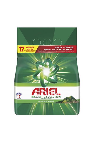 Ariel Detergent de rufe automat Mountain Spring, 1.105 kg, 17 Spalari