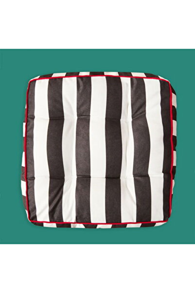 Genel Markalar Soft Sonne Yer Minderi - Siyah / Beyaz - 50x50x14 cm