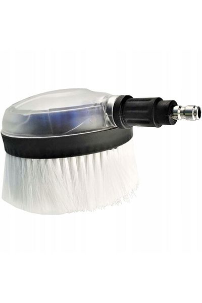 Rosfix HydroBrush Pro360 - Obrotowa szczotka do myjki ciśnieniowej | Szybkozłączka | Delikatne włosie