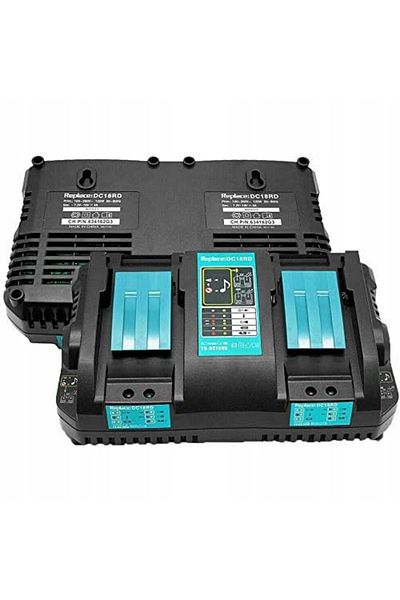 Rosfix PowerFix DC18RD DualCharge Pro | Podwójna ładowarka Makita 18V | LED | 4A | 100-240V |