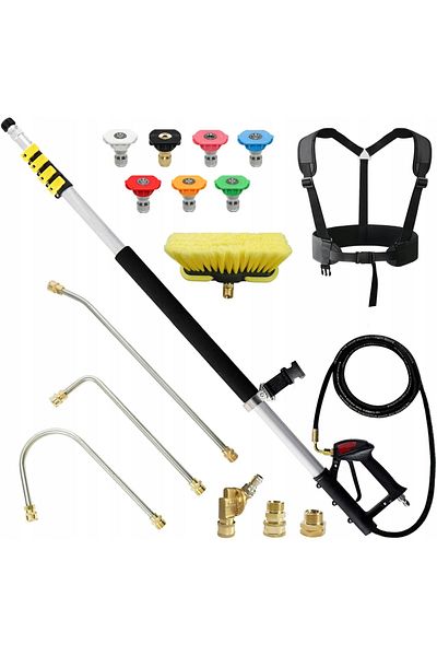 Rosfix Lance Telescopică 6.3m 4000PSI, 7 Duze