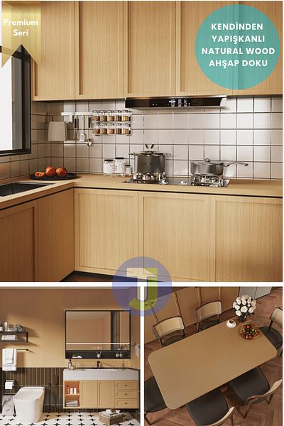 Technojet Premium Series Self Adhesive Wood Pattern Pvc Veneer – 60Cmx100Cm