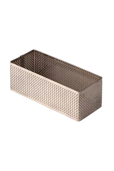 Pavoni Rama microforata din inox dreptunghiulara, 120×50×45h mm