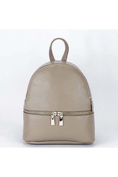 SOFILINE Small Backpack Made Of Beige Taupe Leather Ana 122