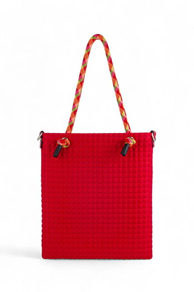 Bilik Deri Scuba Red Women's Shoulder Bag Barbie