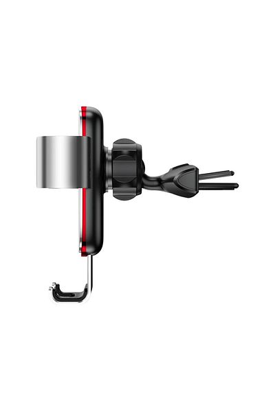 Baseus Suport CD auto metalic Gravity, argintiu