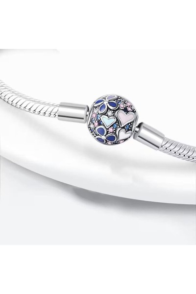 Belora Βραχιόλι με ασημένια γούρια συμβατό με την Πανδώρα 17 εκ.