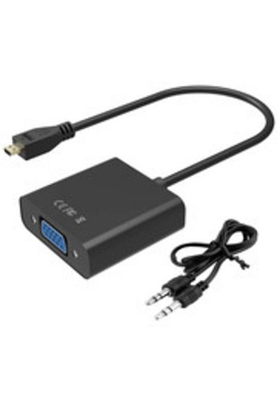CIMUTO High quality micro HDMI to VGA adapter, audio cable included