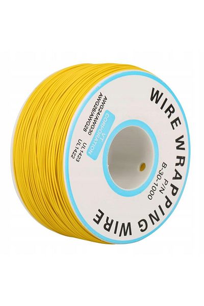 Rosfix Przewód typu kynar AWG 0.25mm żółty 200m