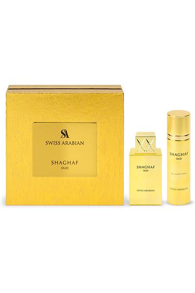 SWISS ARABIAN Shaghaf Oud EDP + 75 Ml Body Spray Giftset