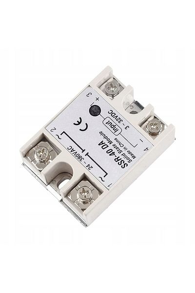 Rosfix Przekaźnik półprzewodnikowy SSR-40 DA 40A 24-380VAC LED