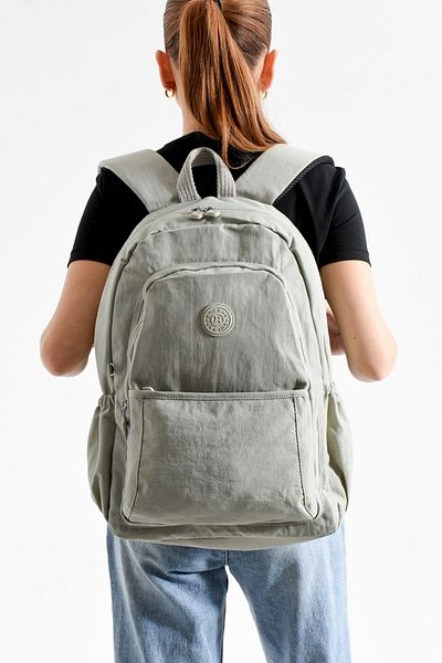 Çanta Sepetim Waterproof Imported Crinkle Fabric School Business and Travel Backpack with Laptop Compartment
