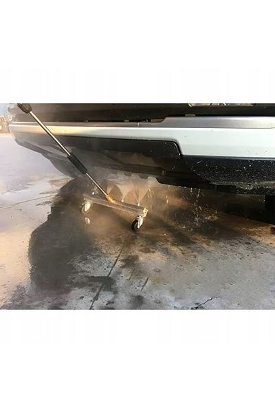 Rosfix Lanca do mycia podwozia ze stali nierdzewnej 4200 PSI 290 bar 7 dysz 40° z pistoletem 3/8"