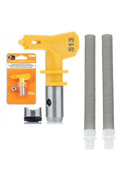 Rosfix Dysza Malarska Ultra Spray Model 513 + 2X Filtr paluszkowy biały 60 mesh